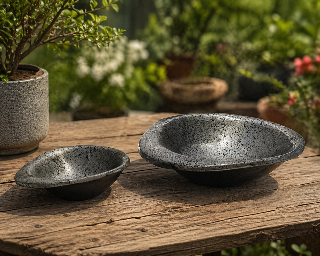 Forma Livings Handcrafted Aluminium Bowl Set – Textured Finish (Gold & Silver Nickel Available)