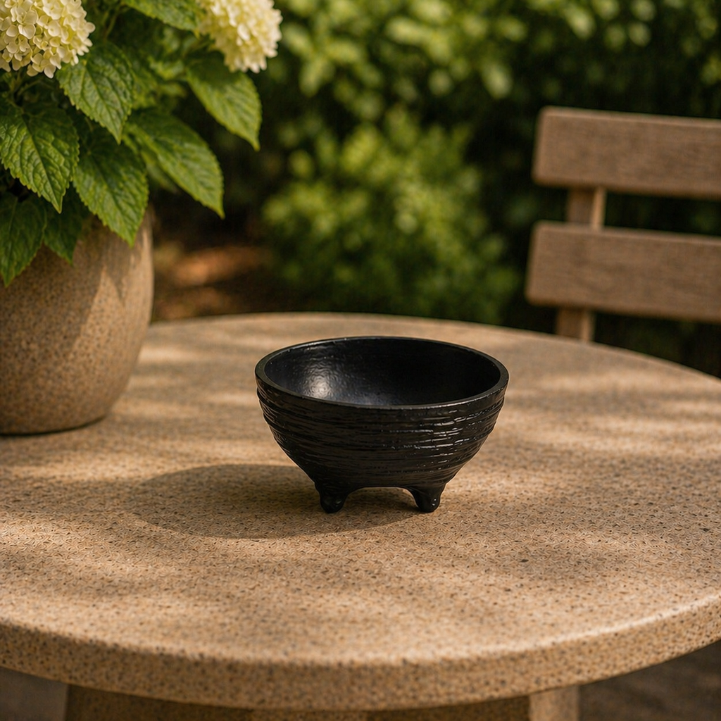 Forma Livings Artisan Pedestal Vases Set – Gold & Matte Black Finish