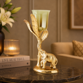 Forma Livings Royal Elephant Leaf Candle Holder – Luxury Diwali Decor & Gifting Collection