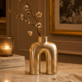 Forma Livings Arch Bloom Vase – Gold Finish