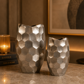 Hexa Hammered Vase Set
