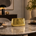 Ripple Gold Planter