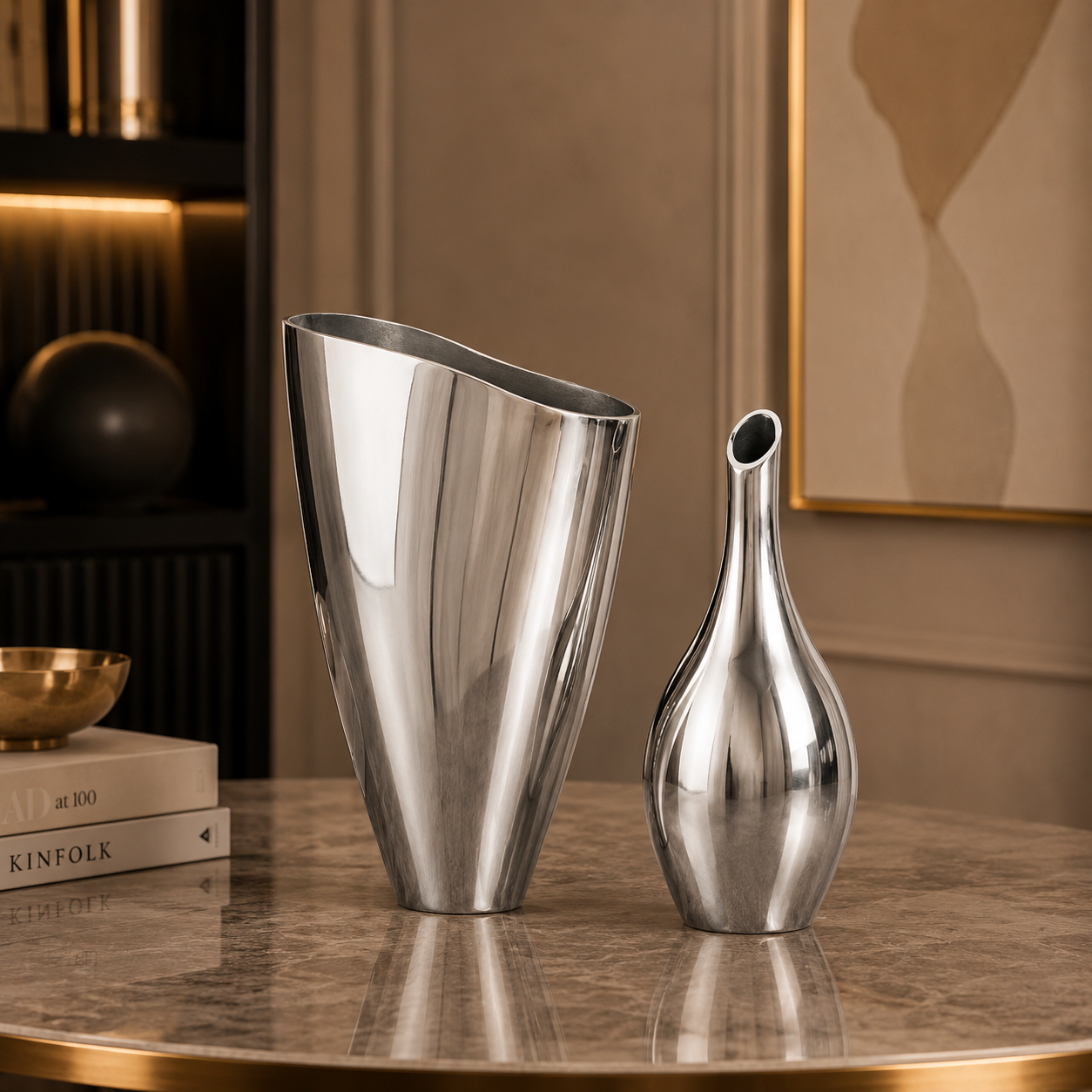 Harmony Sculptural Vase Duo