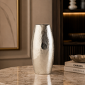 Silver Crest Accent Vase