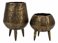 Aurelia Tripod Aluminium Planter Set – Antique Bronze Luxe Finish