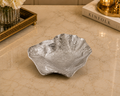Sculpted Aluminium Accent Bowls – Organic Form in Gold & Silver Finish
