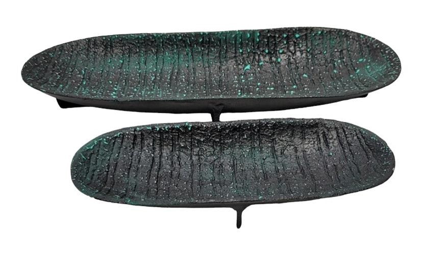Handcrafted Aluminium Decorative Tray set