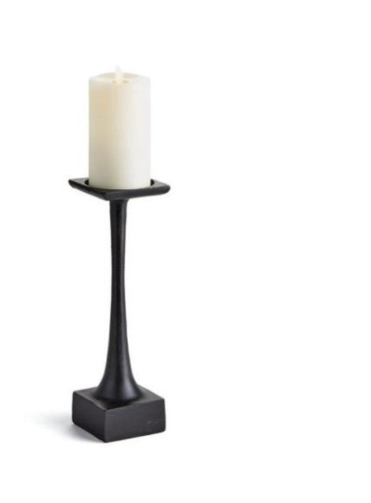 Modern Aluminium Candle Holder Set – Matte Black & Silver Powder Coated Finish