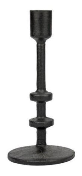 Matte Black Aluminium Candle Holder Set – Modern Living Accent Collection