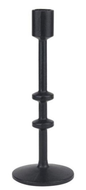 Matte Black Aluminium Candle Holder Set – Modern Living Accent Collection
