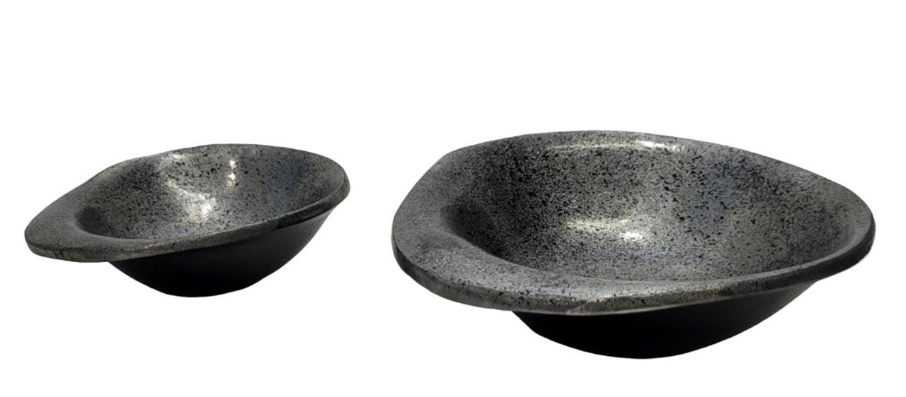 Forma Livings Handcrafted Aluminium Bowl Set – Textured Finish (Gold & Silver Nickel Available)